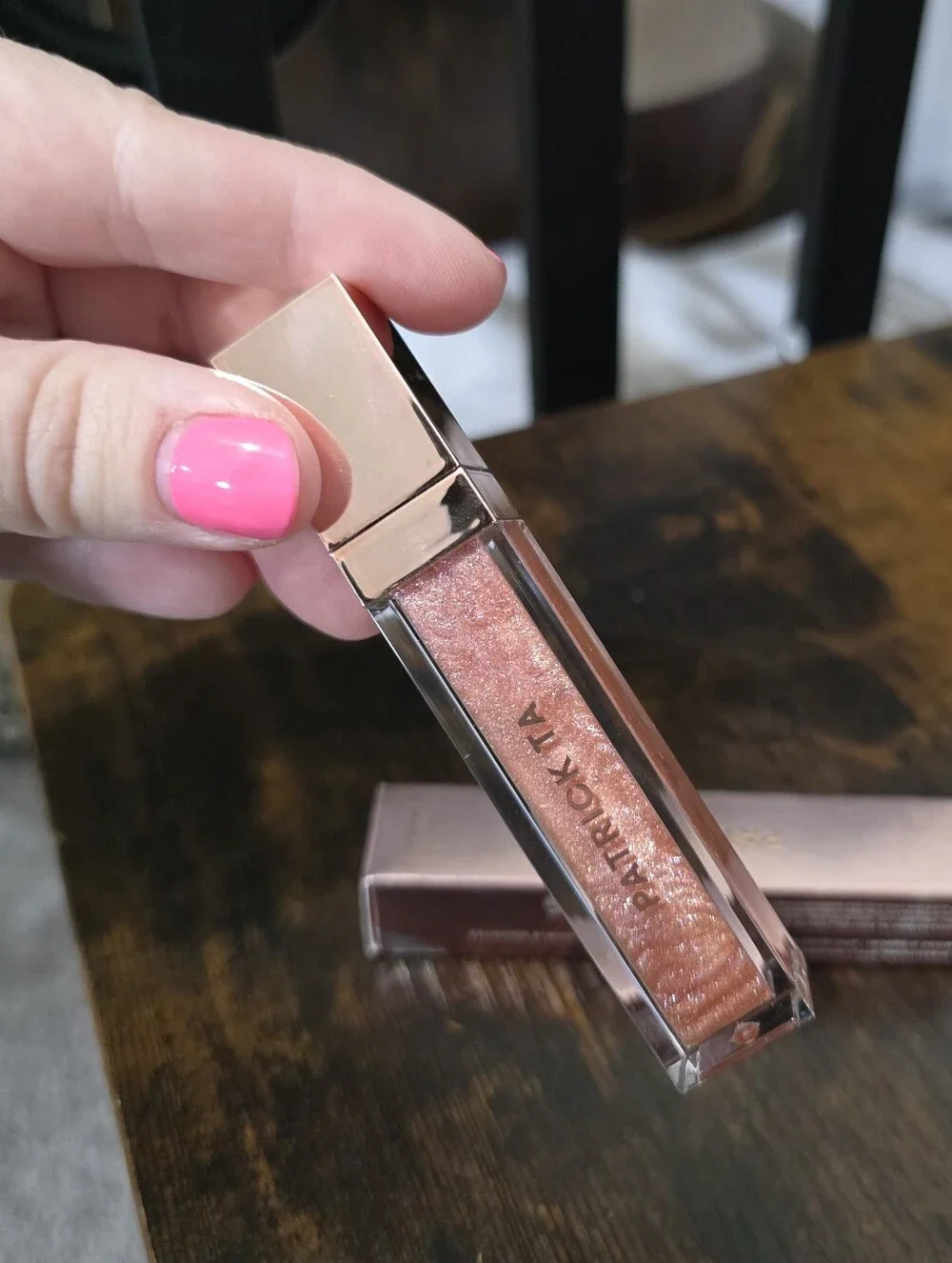 Pat McGrath Lust Gloss - Shimmery Rose Gold Lip Gloss